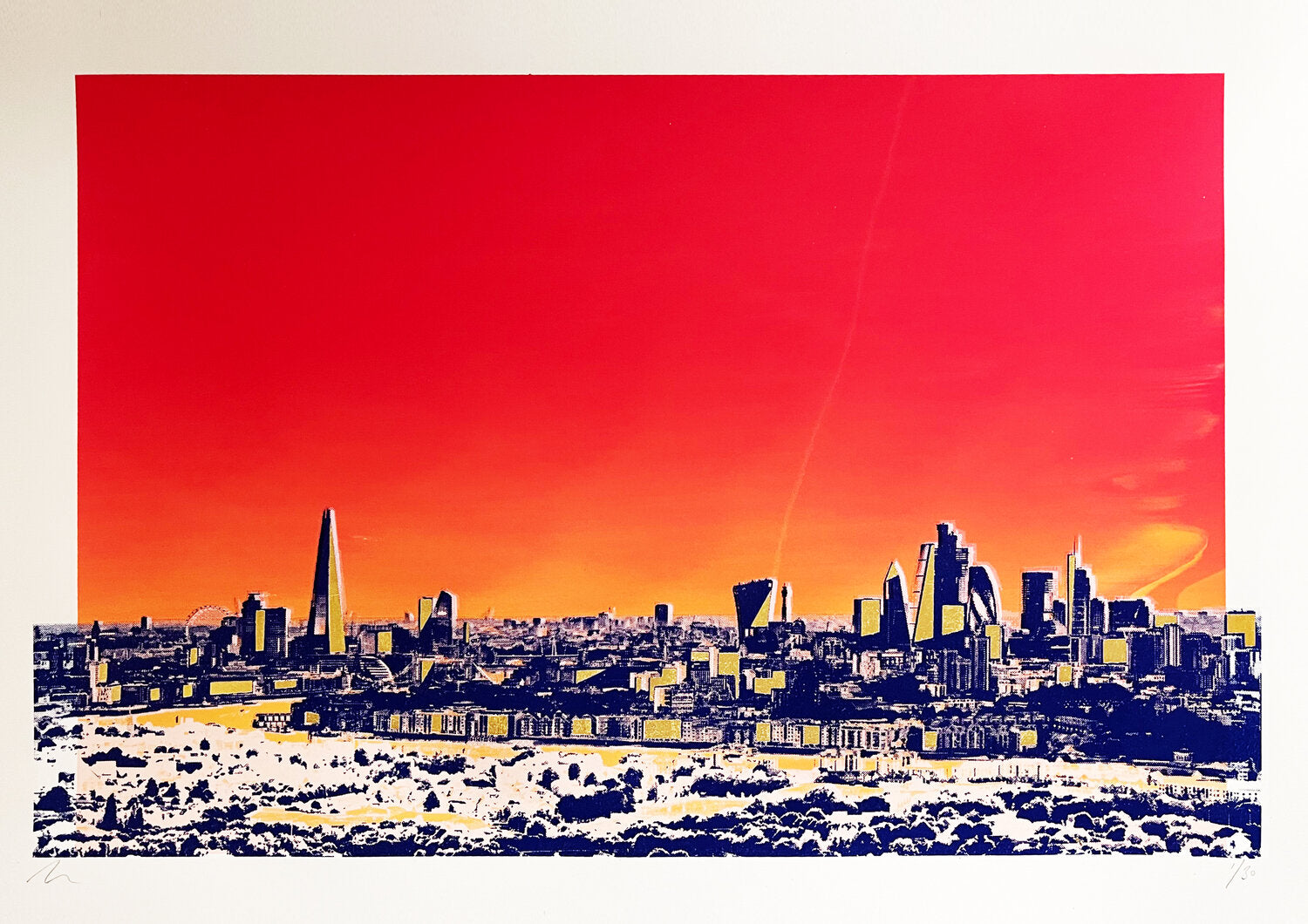 Catford Creative- London Skyline- Unframed
