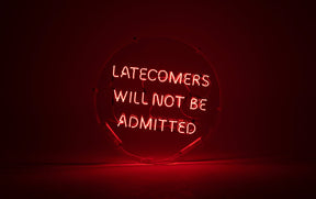 Eve De Haan - Late Comers will 'not' be admitted - Neon