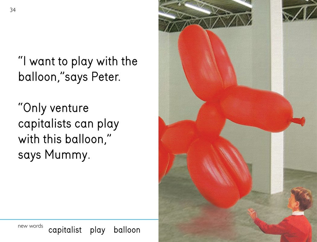 'Capitalist play balloon' Print (Dung Beetle)