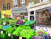 Columbia Road Flower Market - tomARTacus - Tom Jones-Berney
