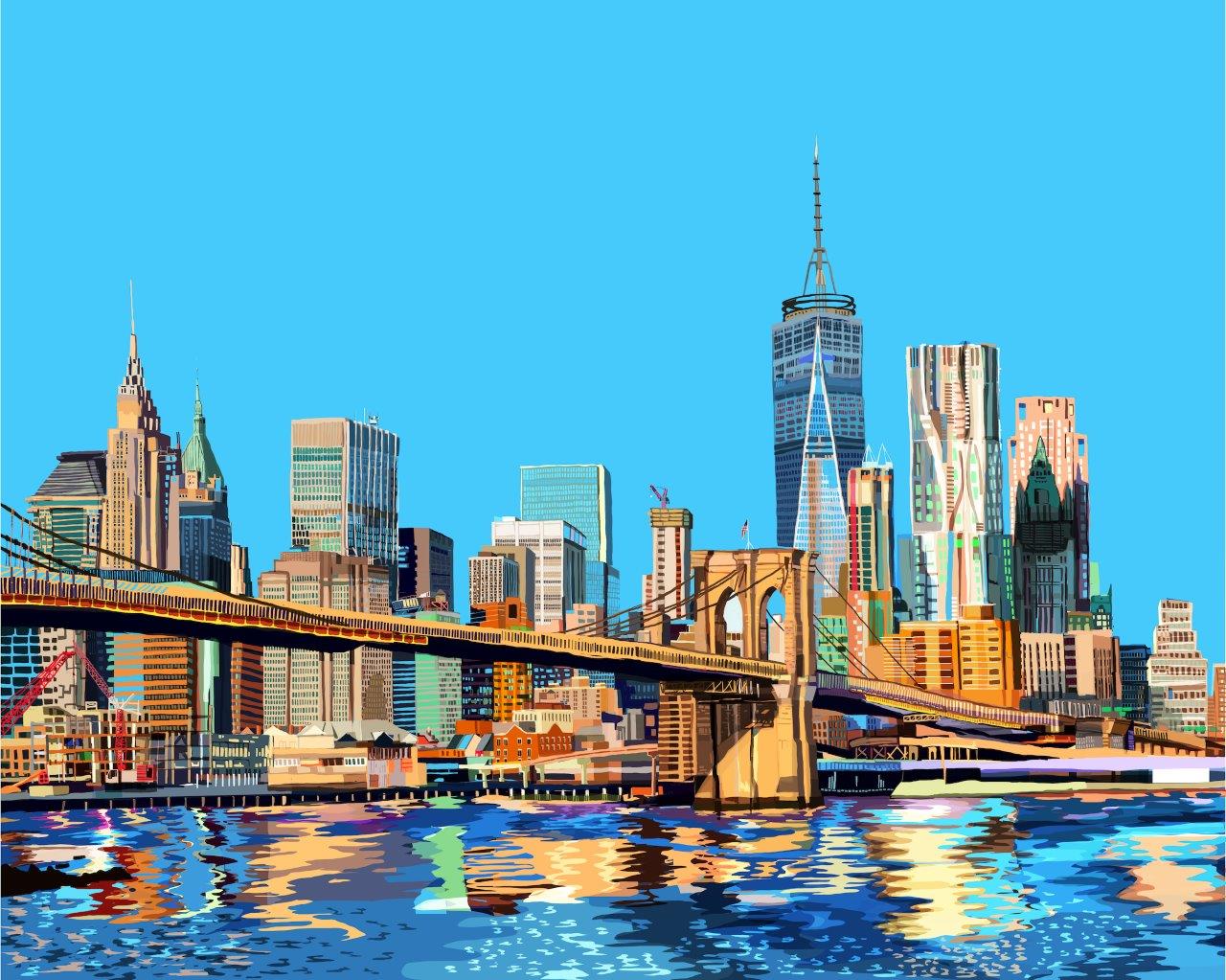 Brooklyn Bridge, New York City - tomARTacus