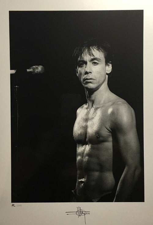 Iggy Pop - Philippe Carly (Signed by the photographer)