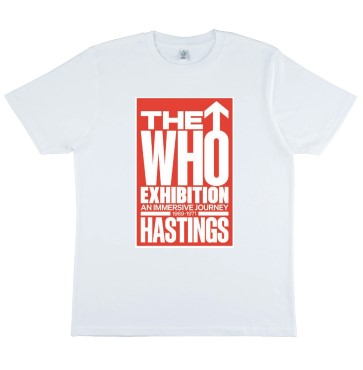 The Who Exhibition - LTD edition T-Shirt (White T-Shirt/Red Print)