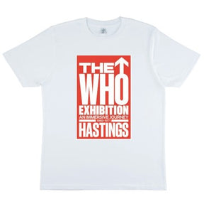 The Who Exhibition - LTD edition T-Shirt (White T-Shirt/Red Print)