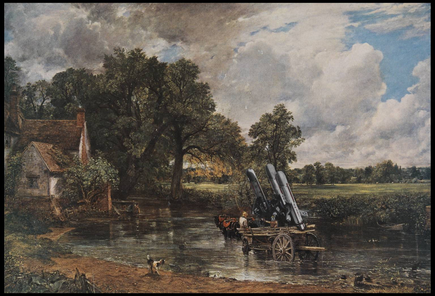 Hay Wain with Cruise Missiles - Peter Kennard