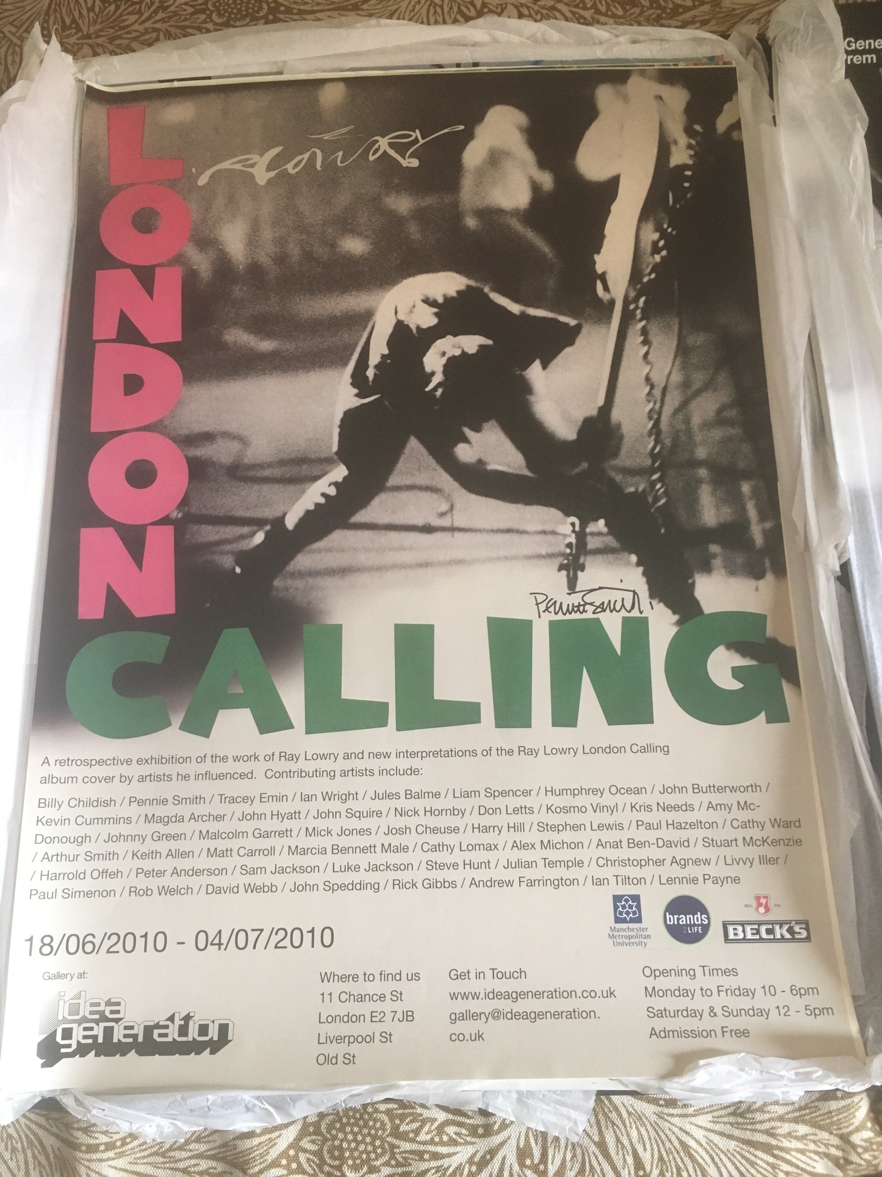 London Calling Poster